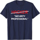 Hacker Security Professional Funny Programmer Gift T-Shirt - T-Shirt | Navy