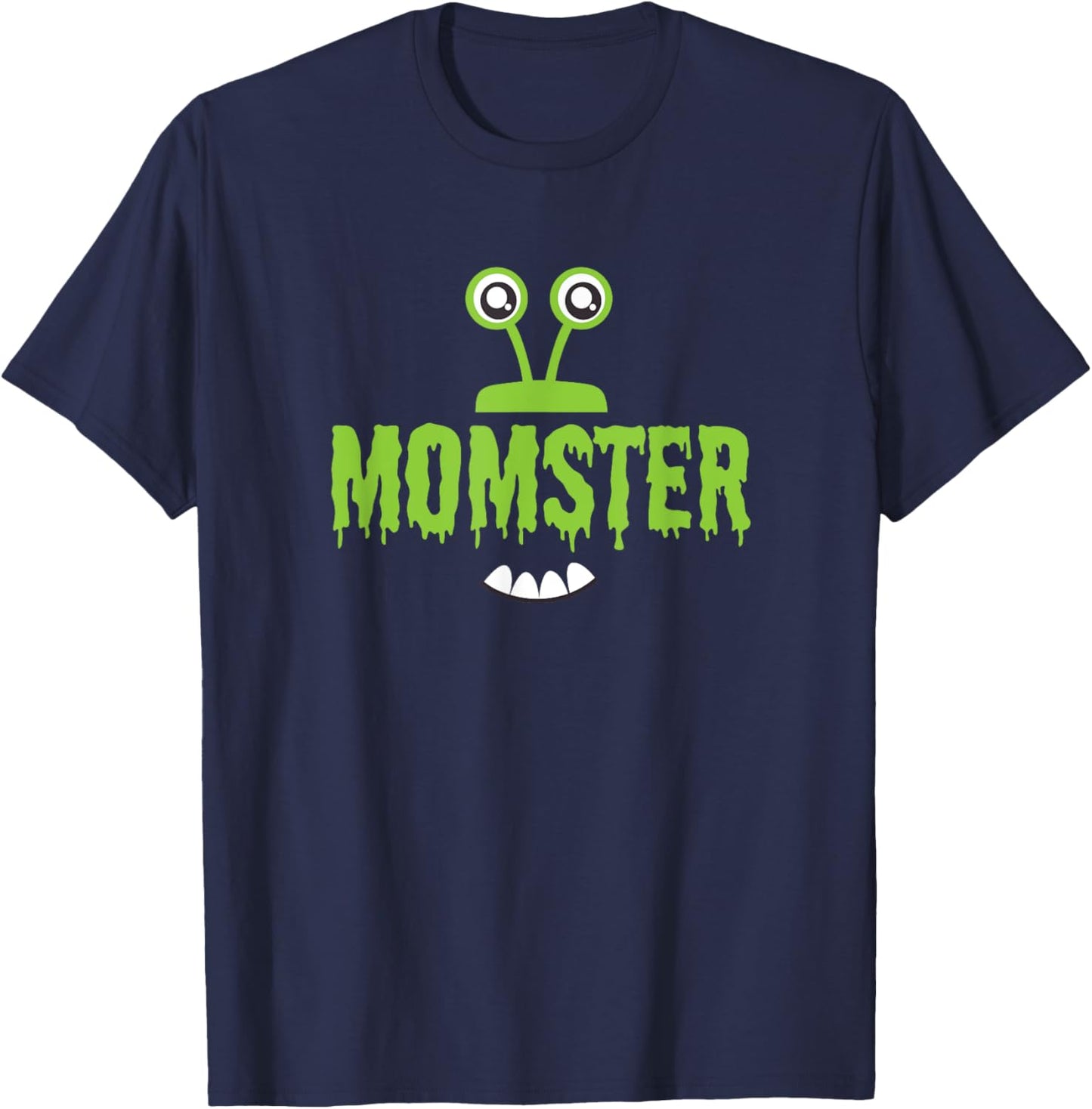 Momster Monster Costume Women Mom Funny Halloween T-Shirt - T-Shirt | Navy