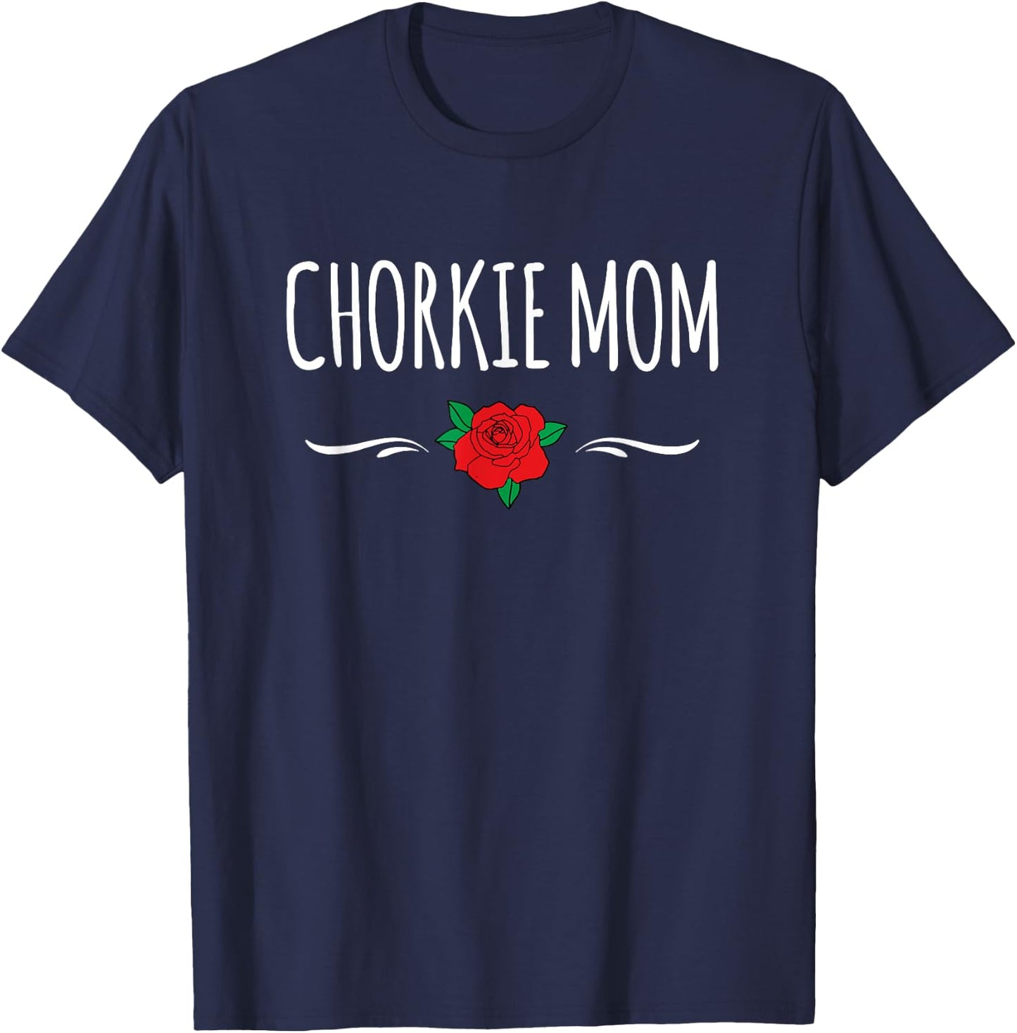Chorkie Mom T-Shirt - T-Shirt | Navy