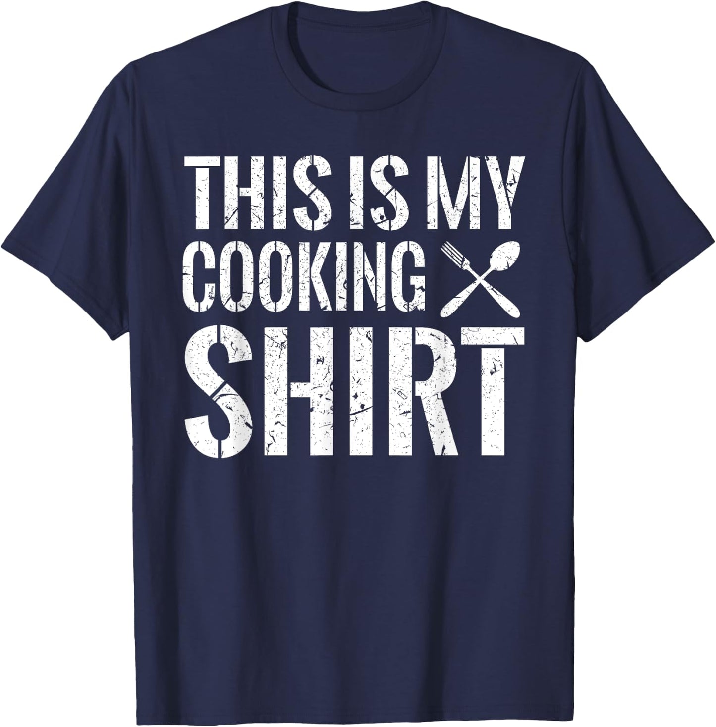 This Is My Cooking Cook Barbecus Foodies Chef Birthday Party T-Shirt - T-Shirt | Navy