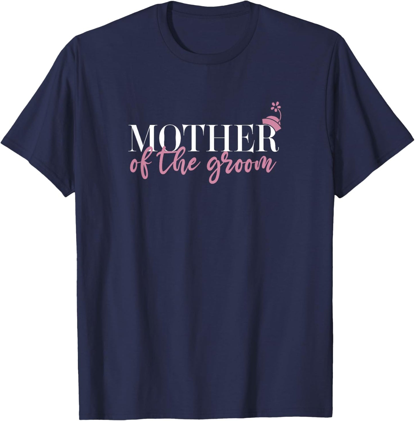 Disney Mickey & Friends Minnie Mouse Mother Of The Groom T-Shirt - T-Shirt | Navy