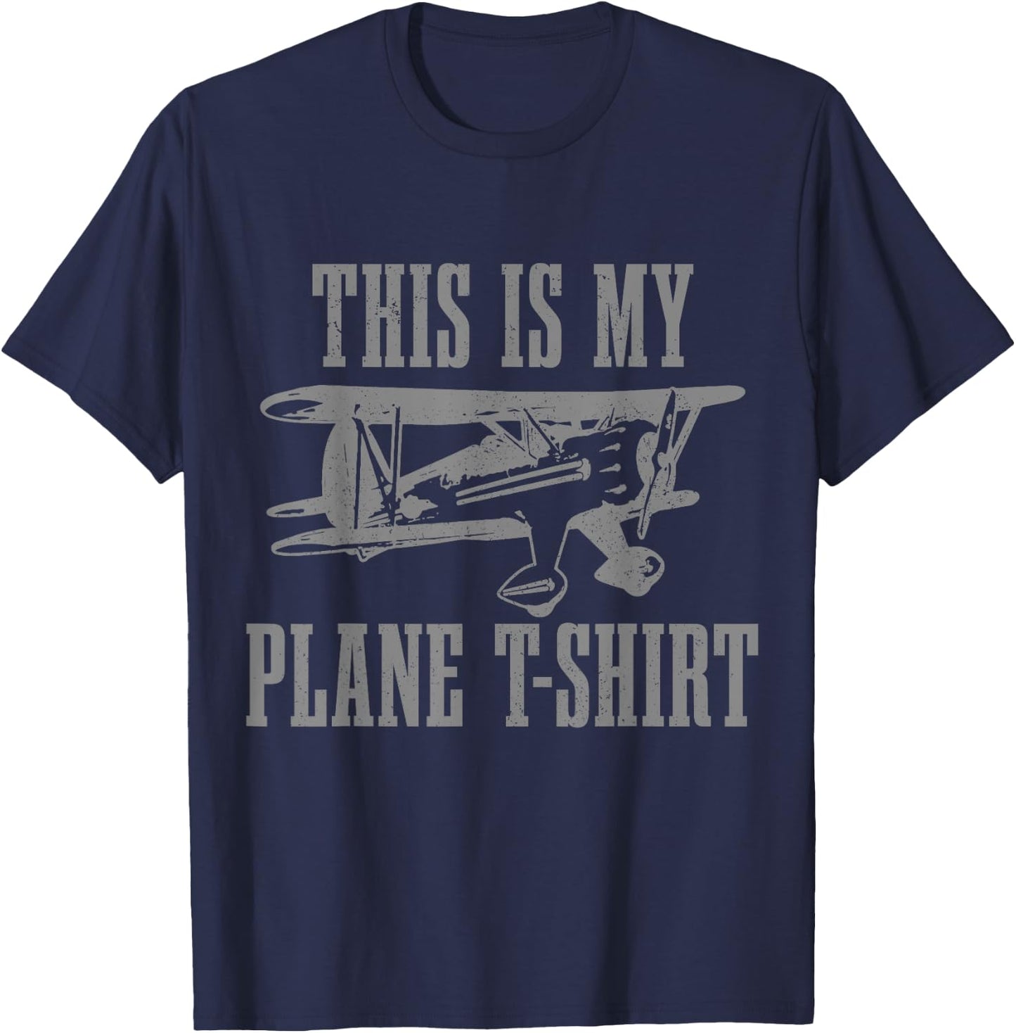 Airplane Pilot RC Model Funny This Is My Plane T-Shirt - T-Shirt | Navy