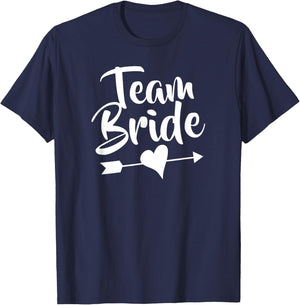 Team Bride Shirts For The Wedding Party T-Shirt - T-Shirt | Navy