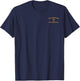 Yellowstone Dutton Ranch Gold Pocket Logo Short Sleeve T-Shirt - T-Shirt | Navy