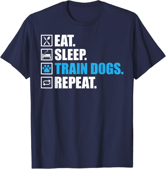Cool Dog Agility Women Dog Owner Puppy In Training T-Shirt - T-Shirt | Navy