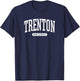 Trenton New Jersey Vacation College Style NJ USA T-Shirt - T-Shirt | Navy