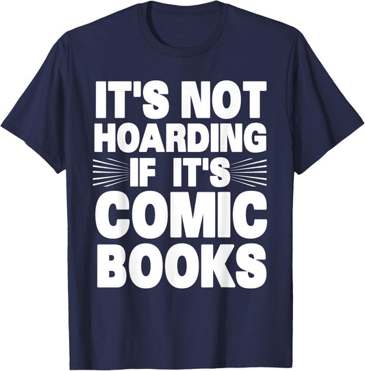 Funny Comic Book Lovers Design Women Comic Book Fans T-Shirt - T-Shirt | Navy