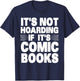 Funny Comic Book Lovers Design Women Comic Book Fans T-Shirt - T-Shirt | Navy