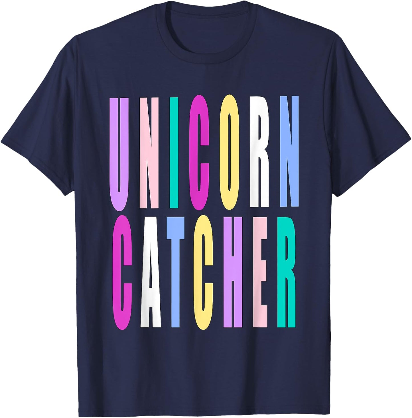 Unicorn Catcher Family Halloween Costume for Mom and Dad T-Shirt - T-Shirt | Navy