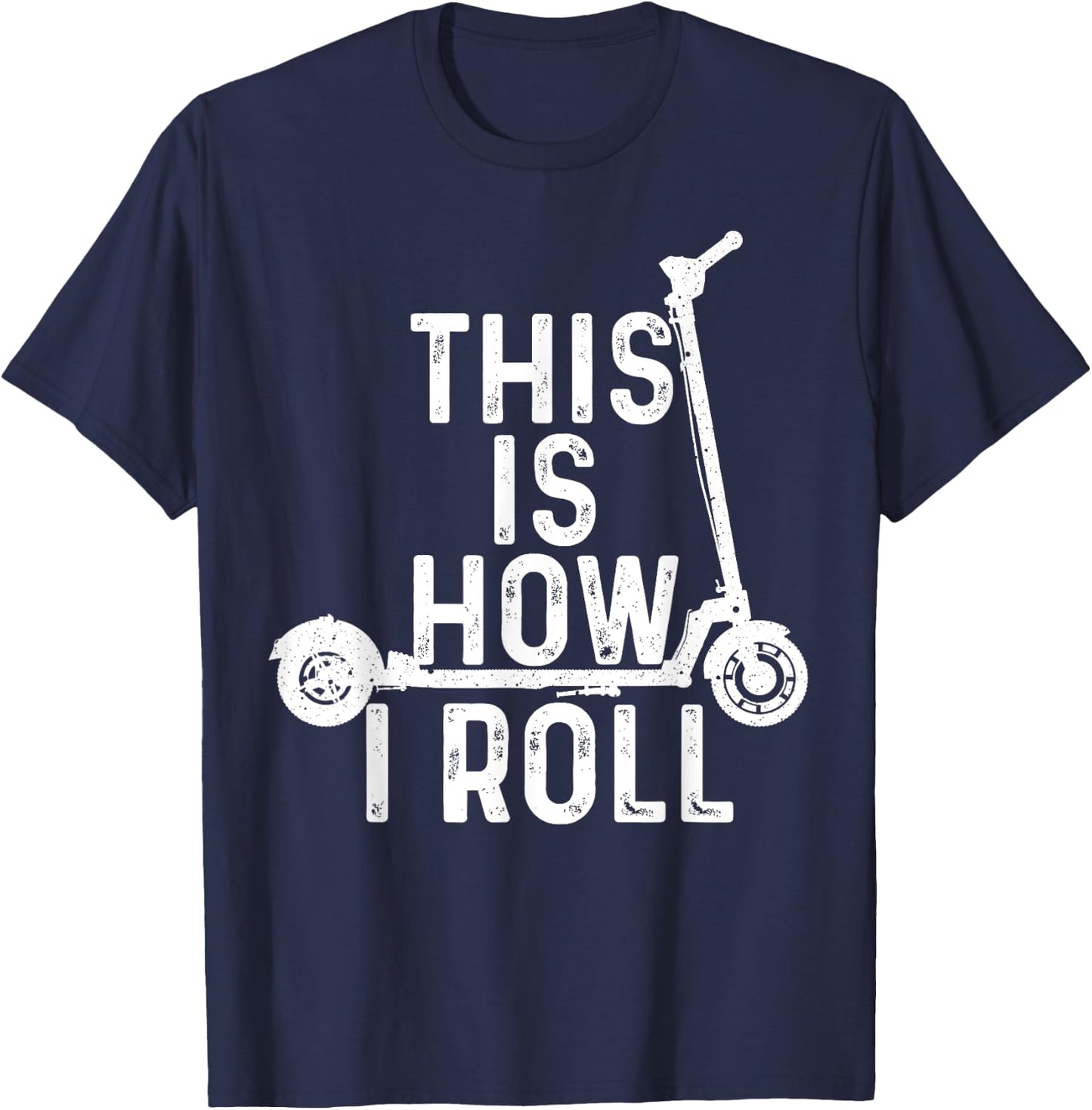 Funny Stunt Scooters Art Women Best Rider Enthusiast T-Shirt - T-Shirt | Navy