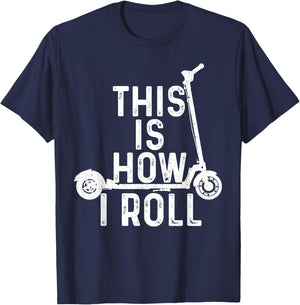 Funny Stunt Scooters Art Women Best Rider Enthusiast T-Shirt - T-Shirt | Navy
