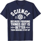 Funny Science Gift Kids Men Women Cool Science Teacher T-Shirt - T-Shirt | Navy
