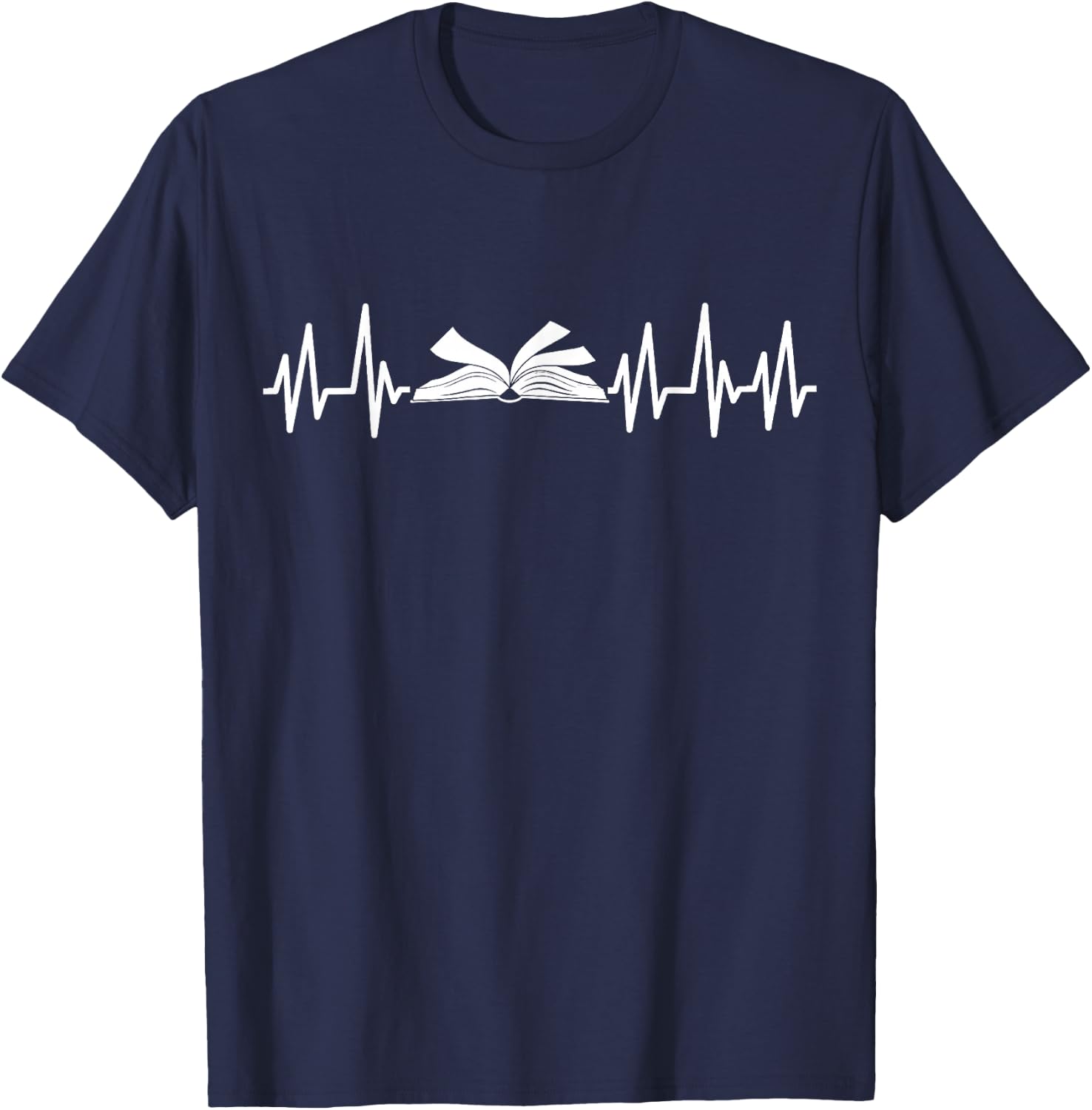 Book Read Books Club Reading Librarian Bibliophile T-Shirt - T-Shirt | Navy