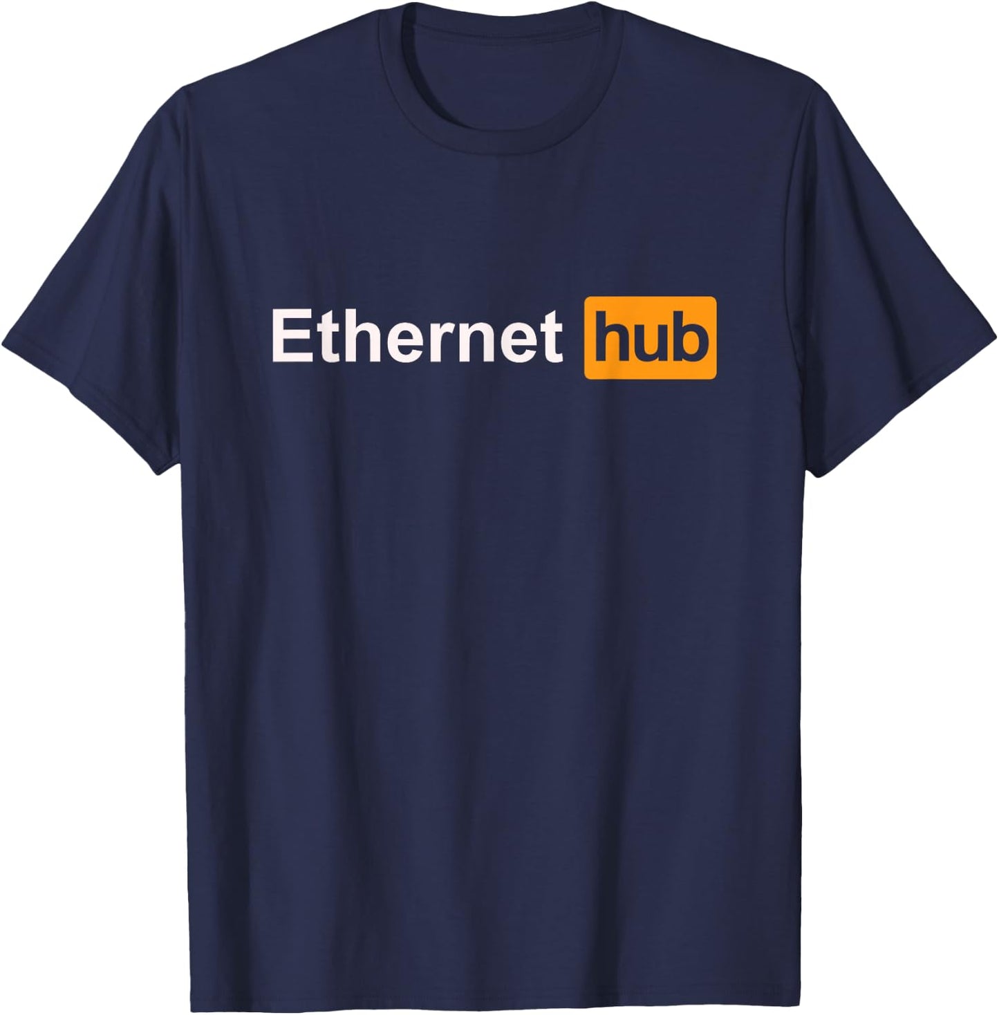 Funny Ethernet Hub Network Engineer Apparel T-Shirt - T-Shirt | Navy