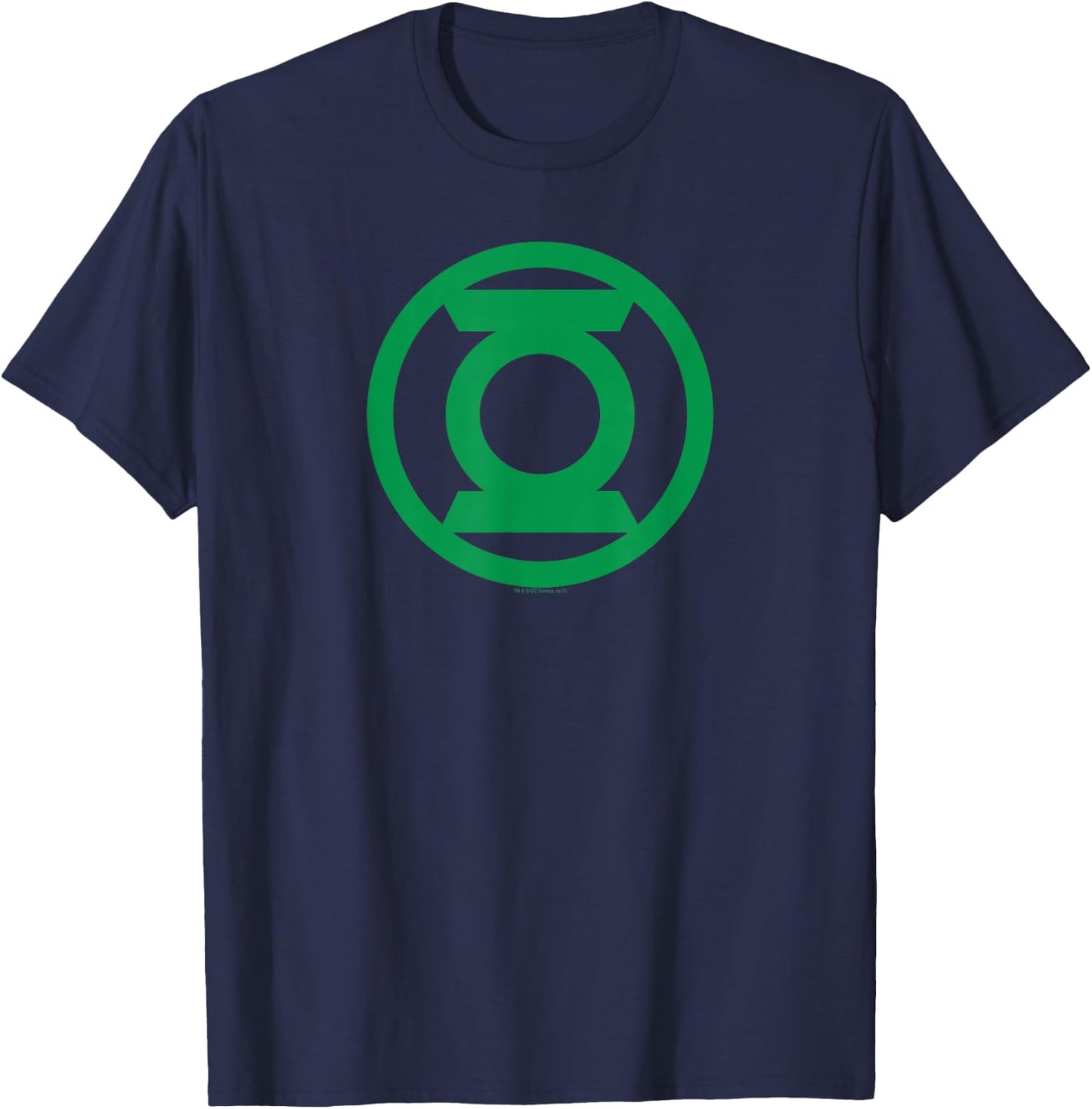 Green Lantern Green Emblem T-Shirt - T-Shirt | Navy
