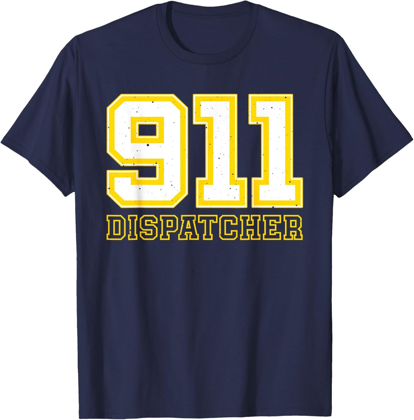 Cute 911 Dispatcher Design 911 Dispatch Men Women Emergency T-Shirt - T-Shirt | Navy