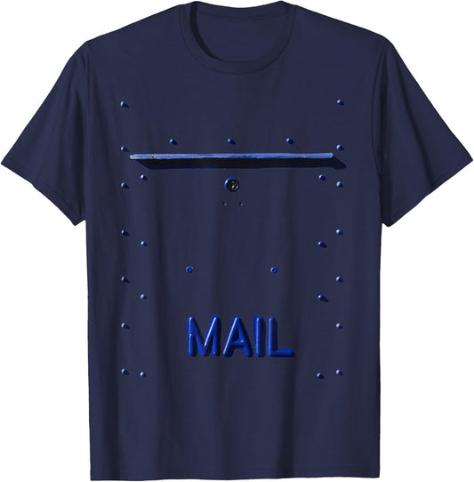 Vintage Mail Box Costume Fun Halloween Silvester Post Office T-Shirt - T-Shirt | Navy