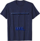 Vintage Mail Box Costume Fun Halloween Silvester Post Office T-Shirt - T-Shirt | Navy