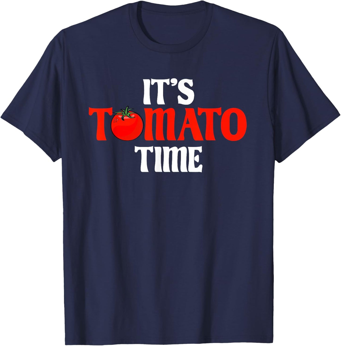Tomatoes Vegetable Vegans Gardeners Vegetarian Gardening T-Shirt - T-Shirt | Navy