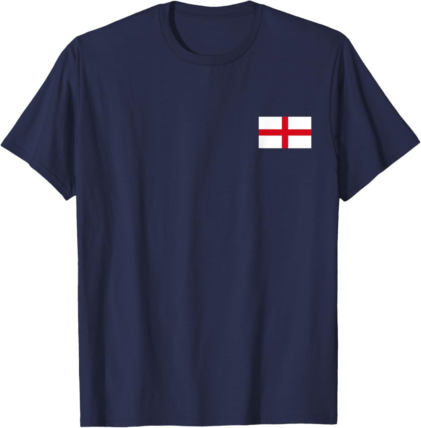 England Flag British Uk English Cross Flags Men Women Gift T-Shirt - T-Shirt | Navy