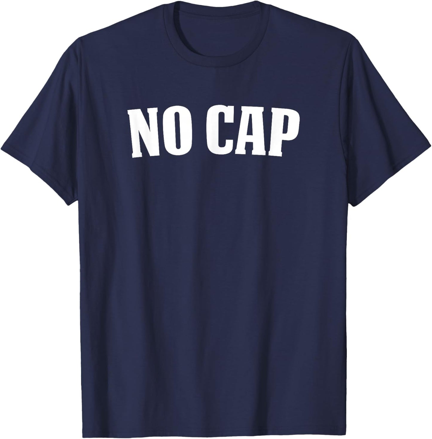Urban Slang | NO CAP T-Shirt - T-Shirt | Navy