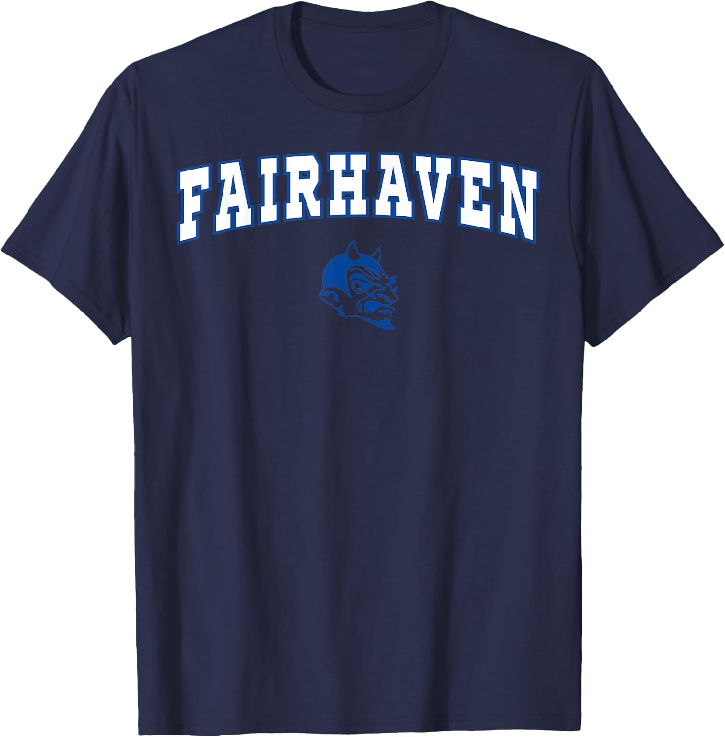 Fairhaven High School Blue Devils C2 T-Shirt - T-Shirt | Navy