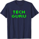 Tech Guru Support Computer Repair Technology Repairman Geek T-Shirt - T-Shirt | Navy