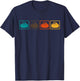 Curling Retro Vintage Ice Sports Curler Player T-Shirt - T-Shirt | Navy