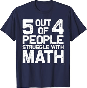 Best Math Teacher Art Men Women Math Joke Calculus Geometry T-Shirt - T-Shirt | Navy