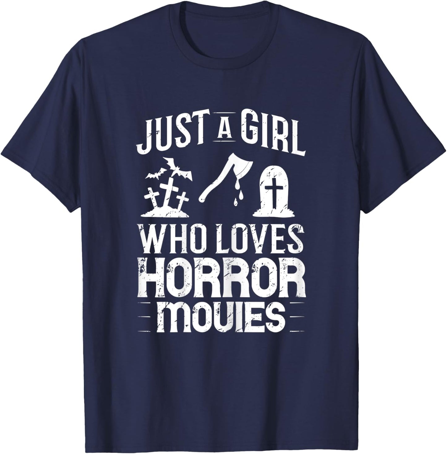 Horror Movie Film Quotes Collection T-Shirt - T-Shirt | Navy