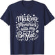 Making Memories With My Bestie Friendship Best Friend Team T-Shirt - T-Shirt | Navy