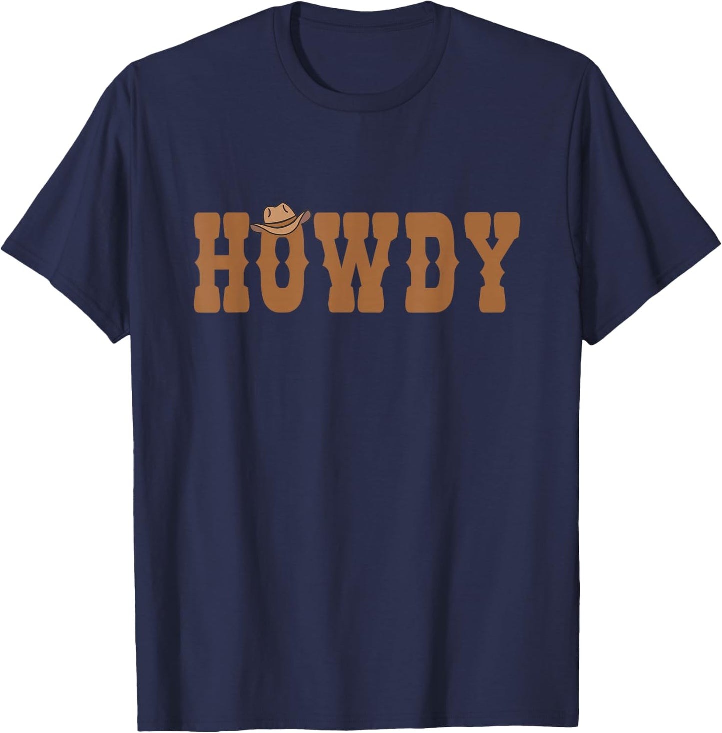 Howdy Rodeo Western Country Southern Small T-Shirt - T-Shirt | Navy