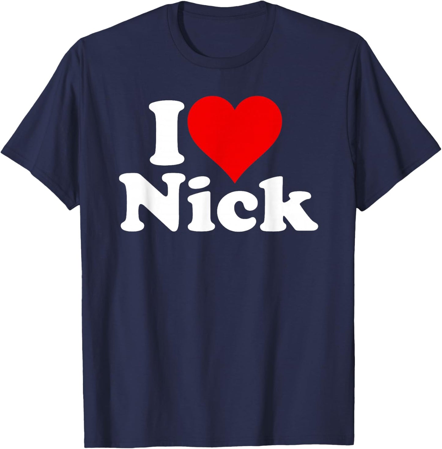 I Heart Love Nick Nicholas T-Shirt - T-Shirt | Navy