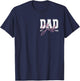 Daddy of Baby Girl 2026 New Dad Father's Day T-Shirt - T-Shirt | Navy