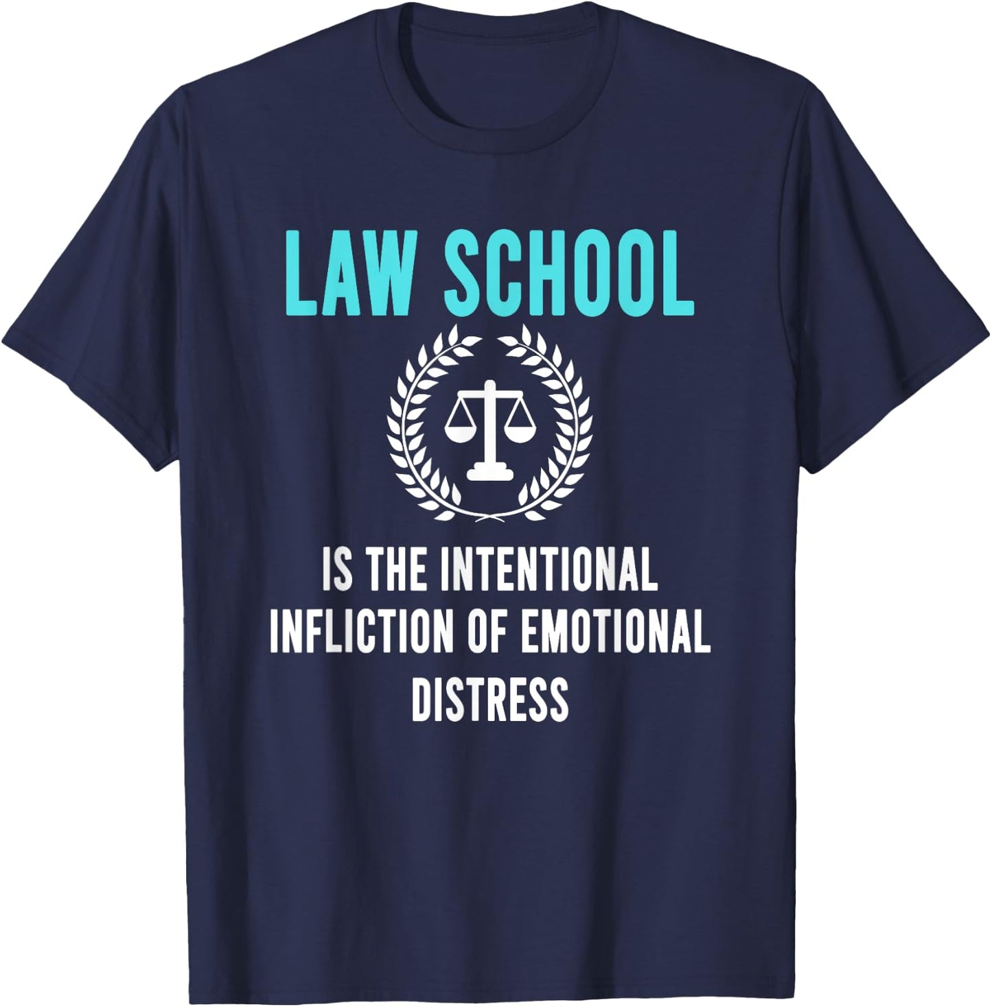 Law School Student Aspiring Future Attorney Lawyer T-Shirt - T-Shirt | Navy