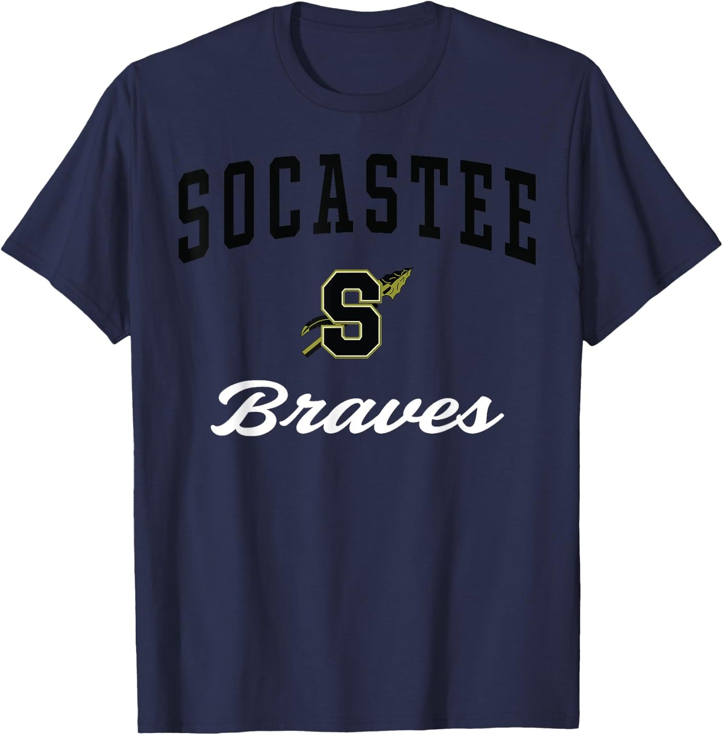 Socastee High School Braves C3 T-Shirt - T-Shirt | Navy