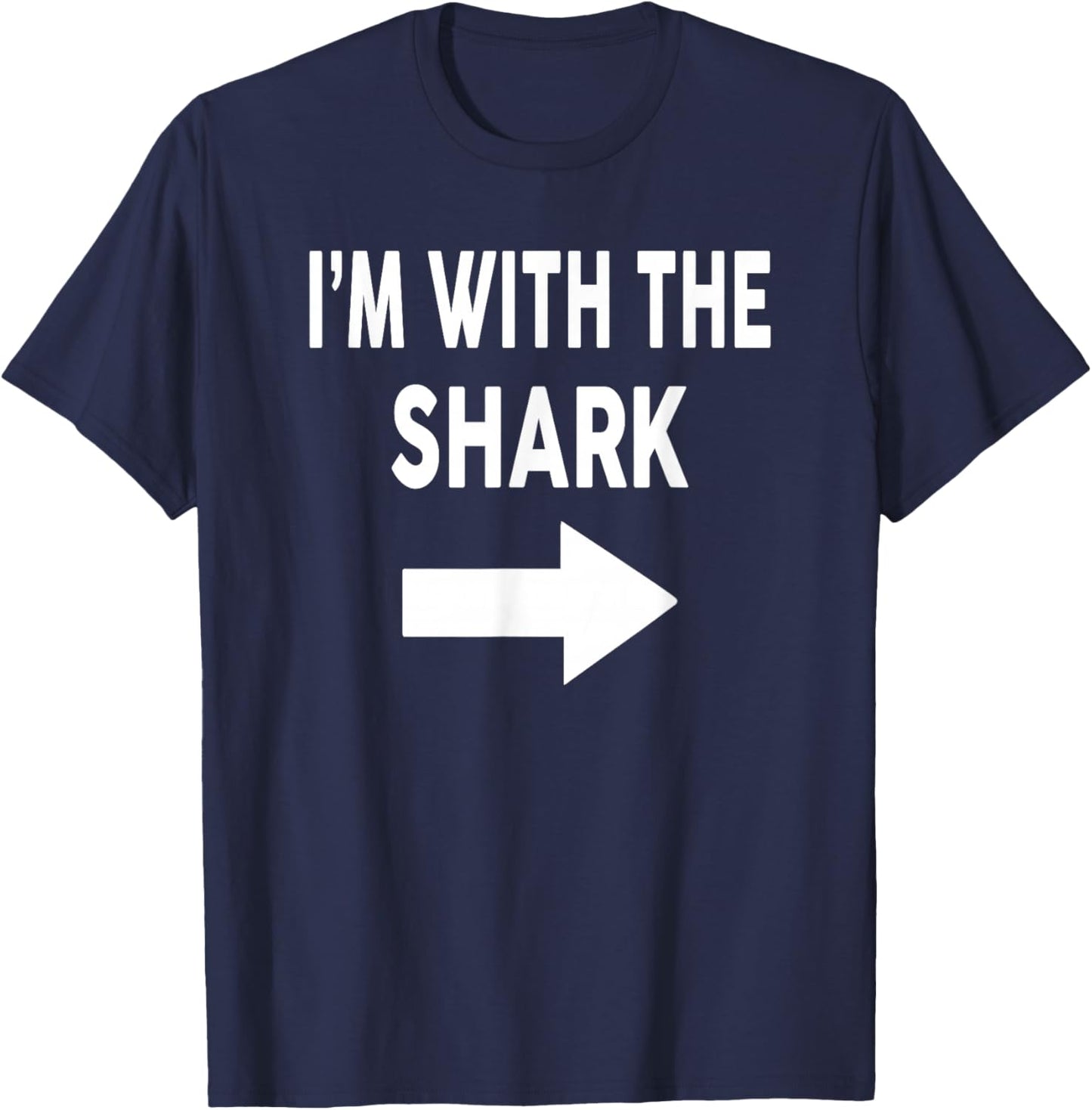 I'm With The SHARK Halloween Costume T-Shirt - T-Shirt | Navy