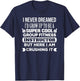 Group Fitness Instructor T Shirt. Funny Fitness Trainer Gift T-Shirt - T-Shirt | Navy