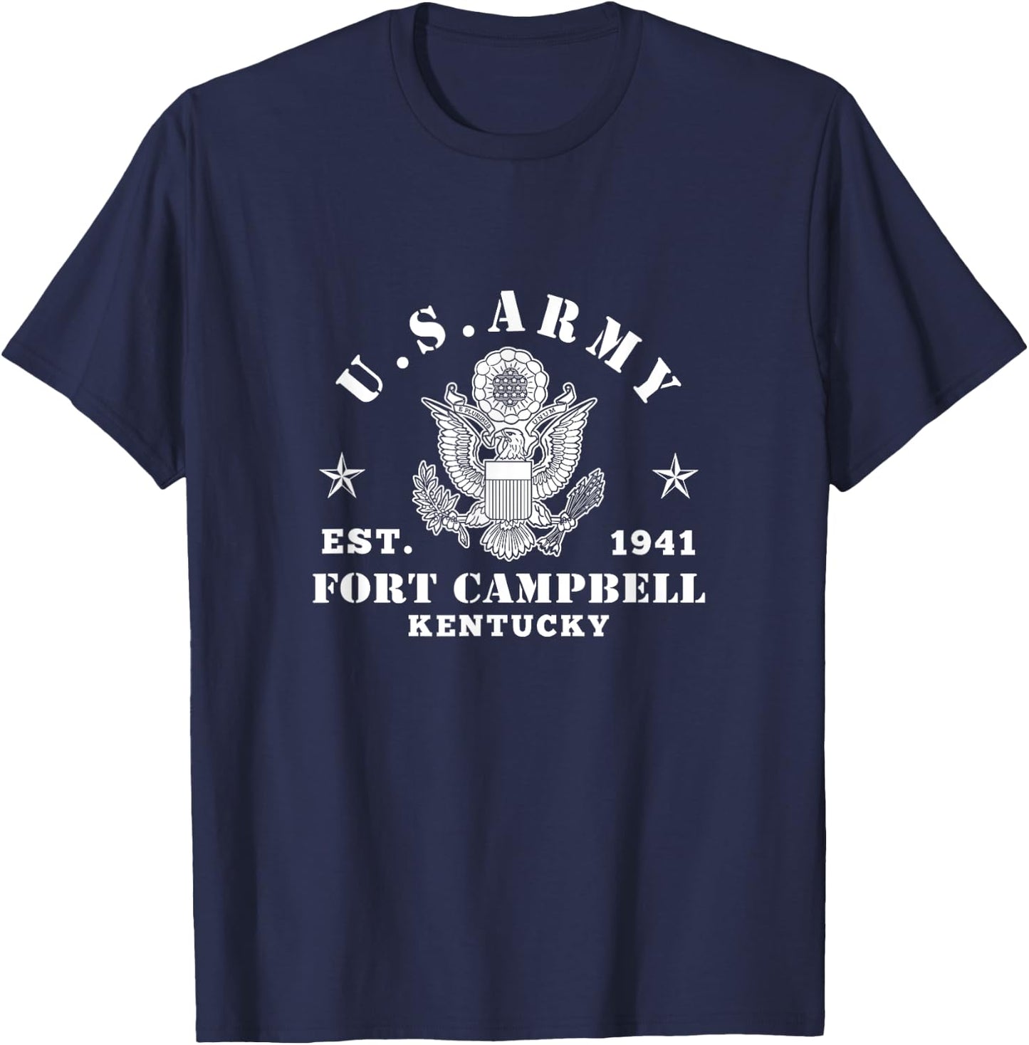 Veteran Fort Campbell Kentucky KY 101st Airborne Soldiers T-Shirt - T-Shirt | Navy