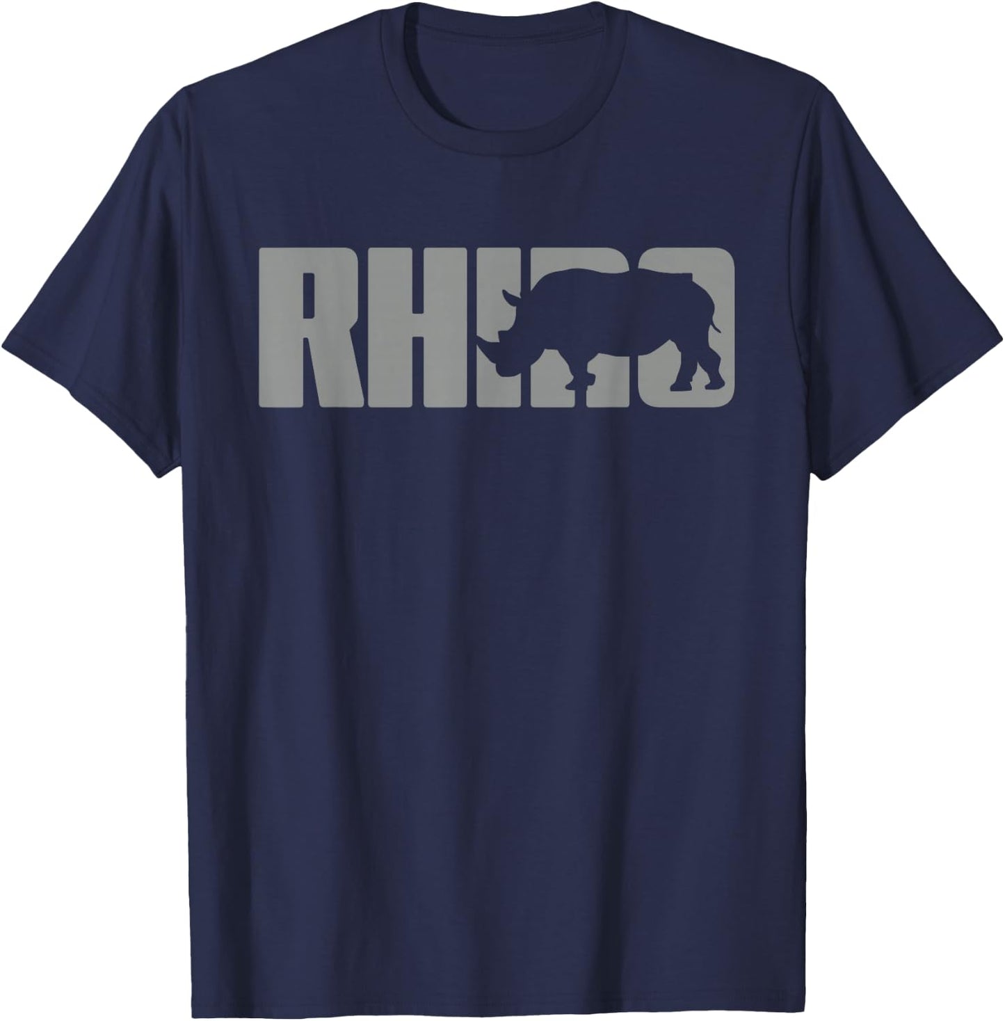 Save Rhino Clothing - Rhino Rhinoceros T-Shirt - T-Shirt | Navy