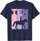 10th Birthday Horse Rider Girl Horse Fan 10 Years Girl T-Shirt - T-Shirt | Navy