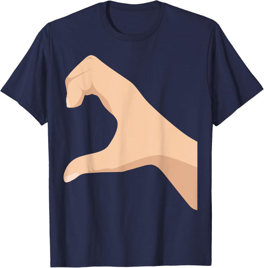 Half Heart Left Hand Side Love Couple Camisa Pareja Ropa T-Shirt - T-Shirt | Navy