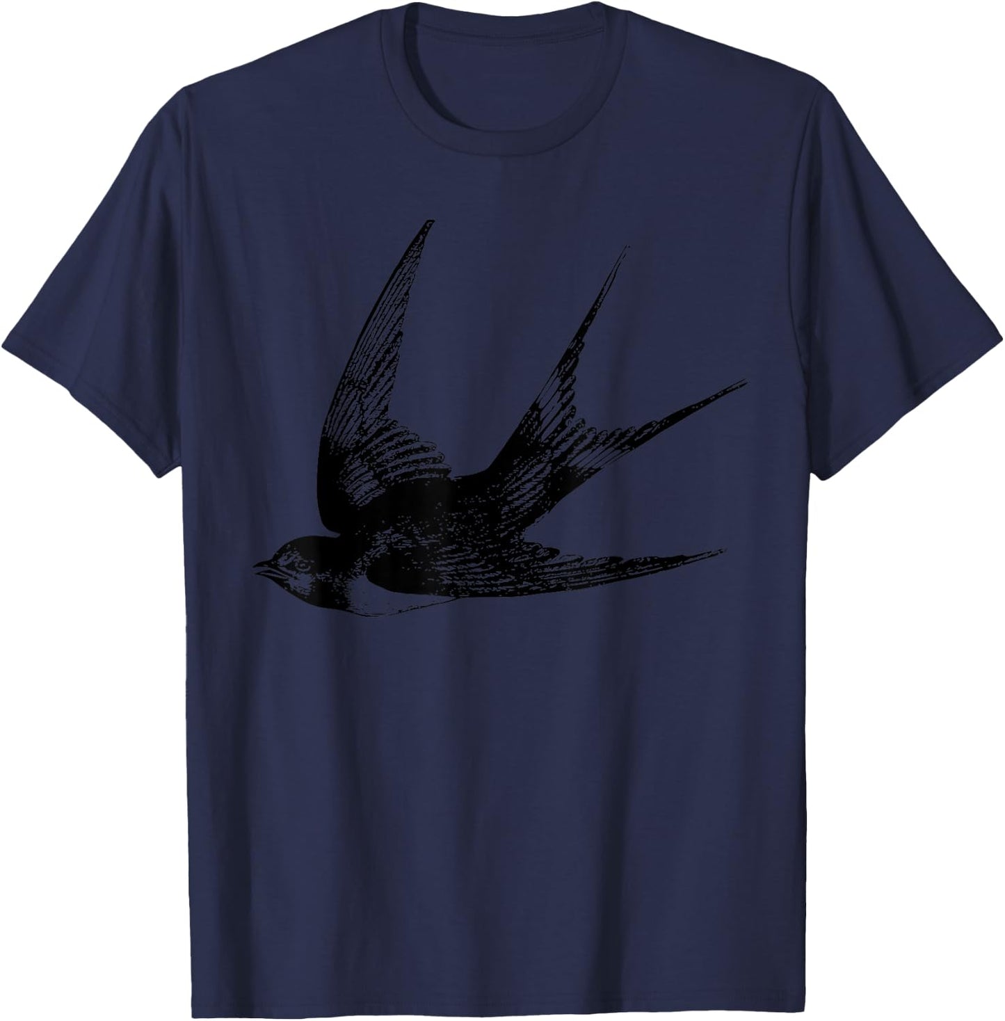 Barn Swallow Swallow Bird Shirt T-Shirt - T-Shirt | Navy