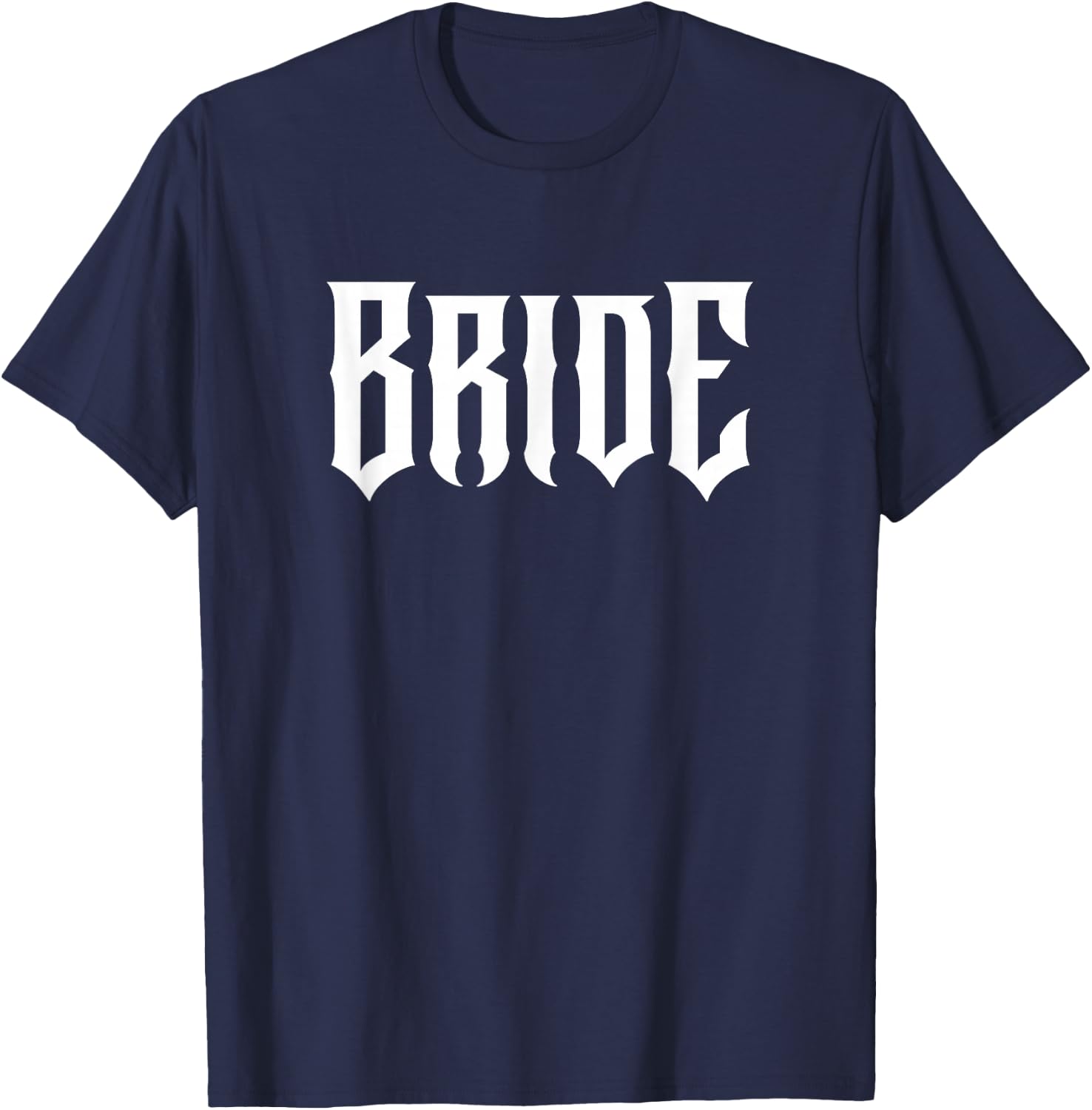 Heavy Metal Rock Bride T-Shirt - T-Shirt | Navy