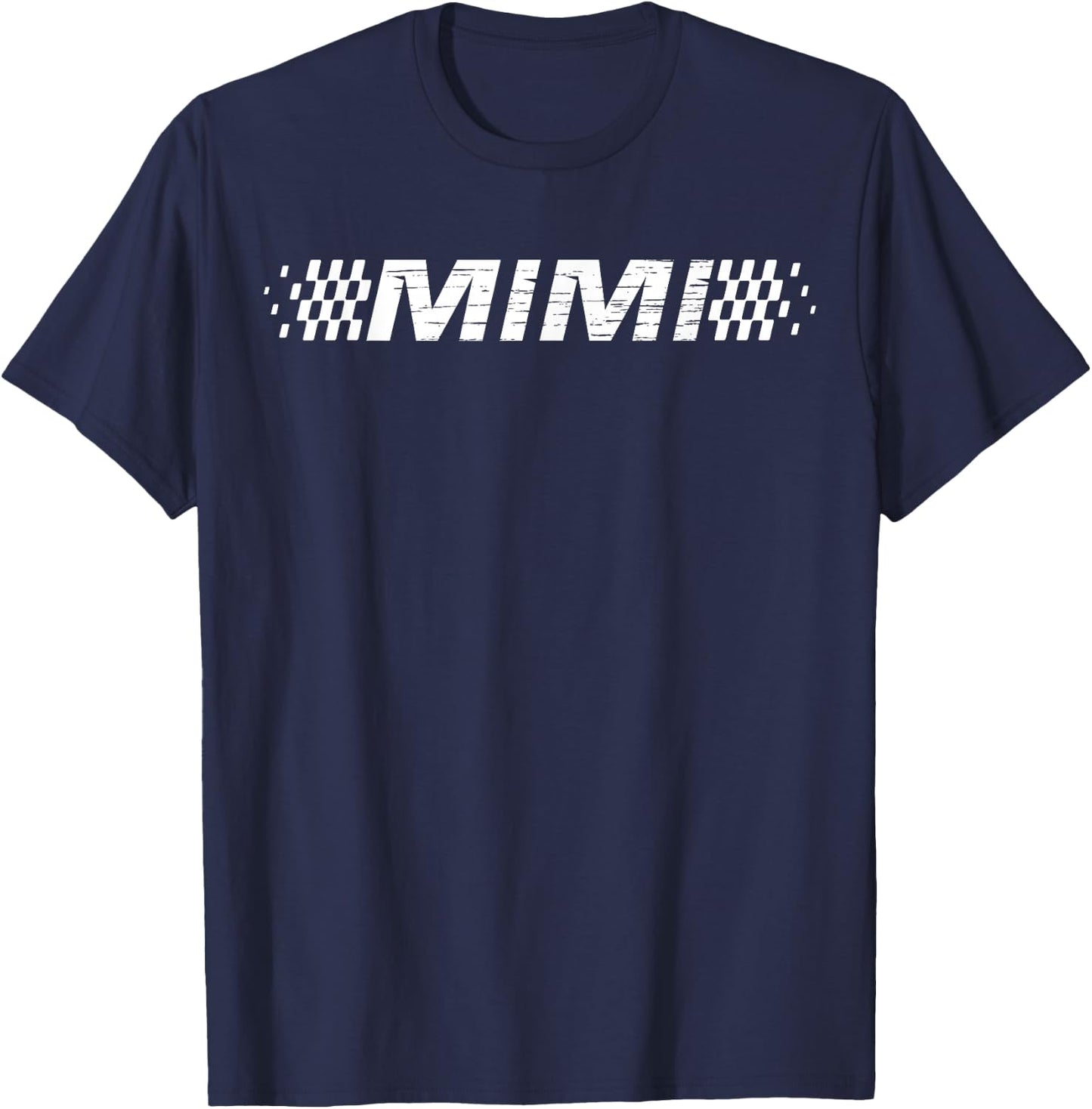 Racing Birthday Matching Family Race Car Pit Crew Mimi T-Shirt - T-Shirt | Navy