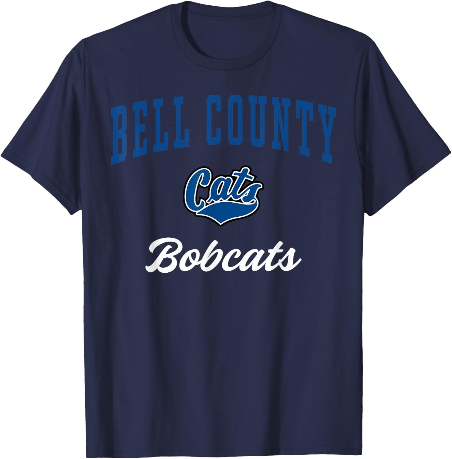 Bell County High School Bobcats C3 T-Shirt - T-Shirt | Navy