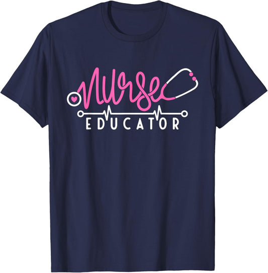 Certified Nurse Educator CNE - Nursing School Instructor T-Shirt - T-Shirt | Navy