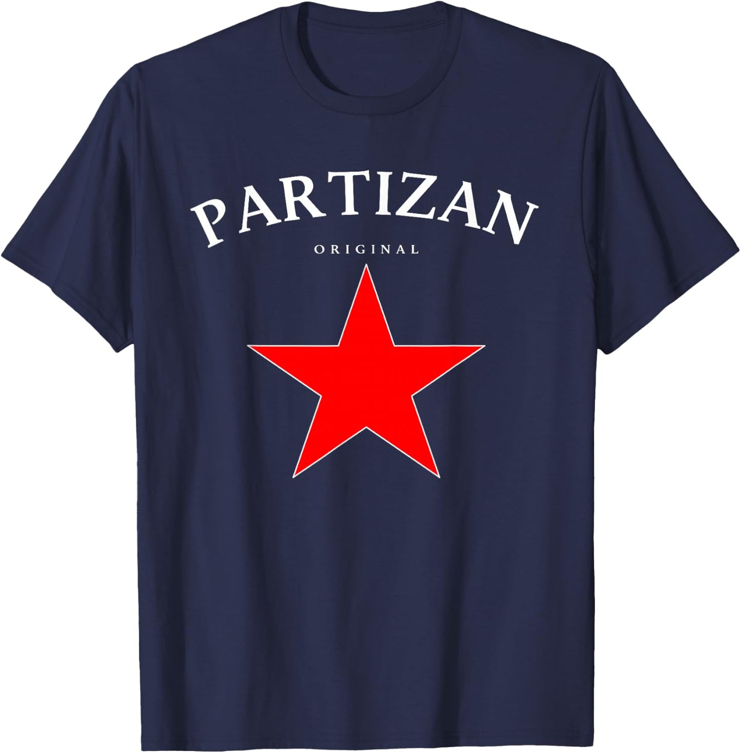 Partizan Red Star Serbia Belgrade Serbia Belgrade T-Shirt - T-Shirt | Navy