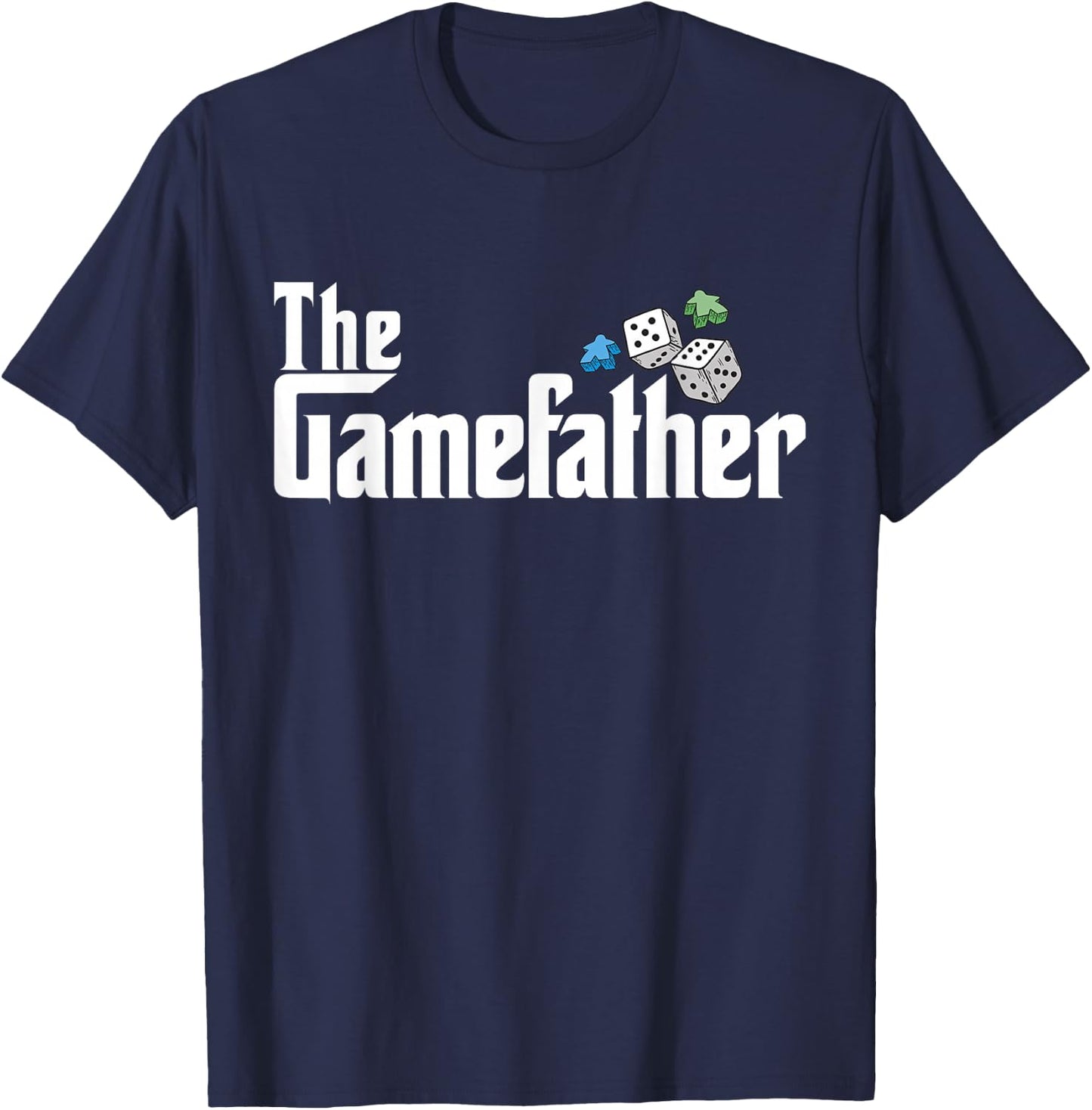The Gamefather Board Games Board Games T-Shirt - T-Shirt | Navy