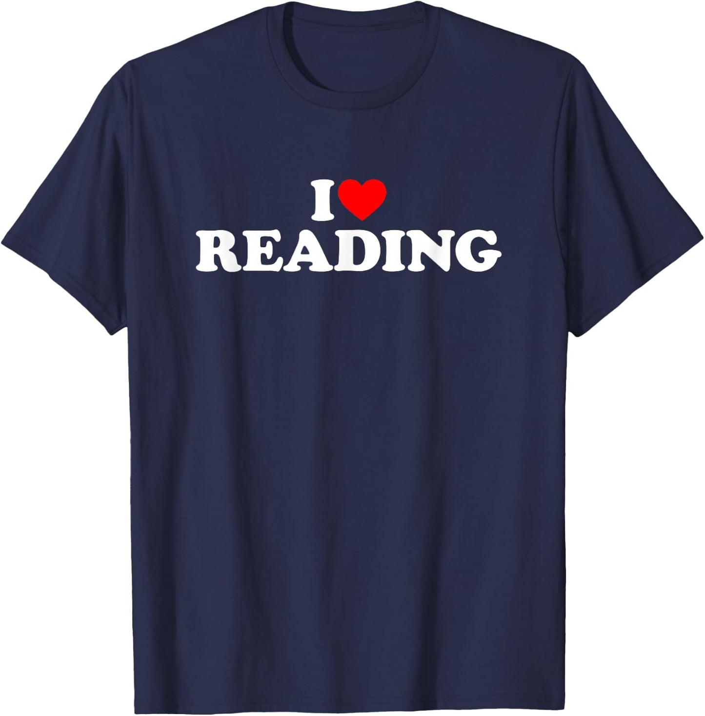 I Love Reading T-Shirt - T-Shirt | Navy